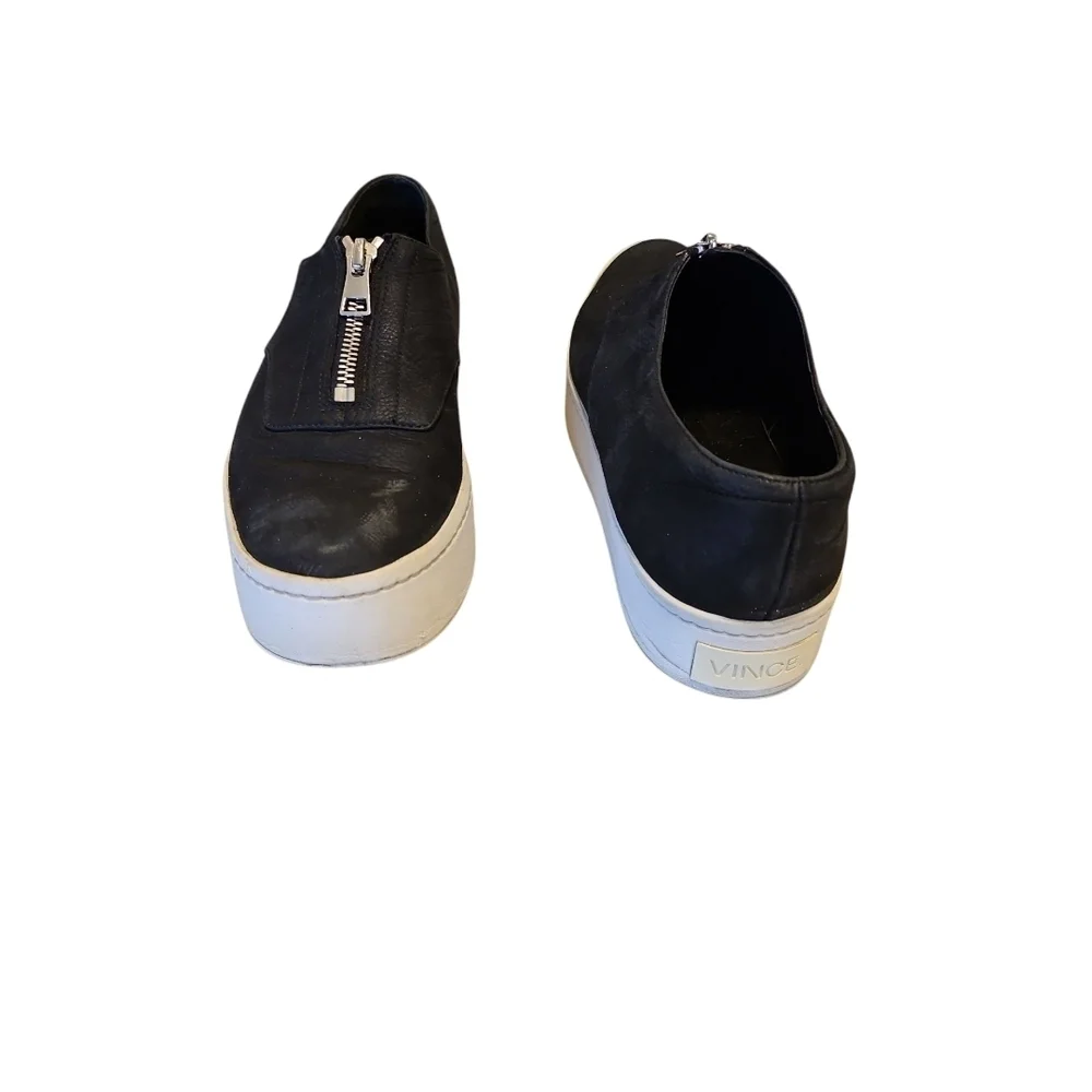 Vince Black Platform Shoes